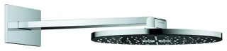 GROHE Kopfbrause-Set Rainshower Aqua 107056, 2 Strahl Brausearm schwarz/chrom, 107056KI00 107056KI00
