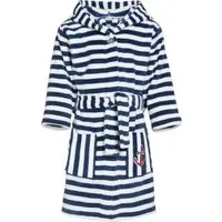 Playshoes Kinderbademantel Fleece-Bademantel Ringel maritim