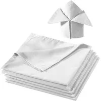 REDBEST Stoffserviette Serviette 6er-Pack "Seattle", Baumwolle Uni