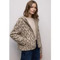 STREET ONE Cardigan mit Leoprint