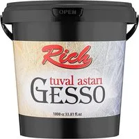 RICH Universalgrundierung RICH Gesso Weiß Grundierung 1000ml, Perfekte Grundlage für kreative Projekte auf diversen Oberflächen
