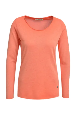 Smith&Soul - Basic Knit mandarin red - Gr. - S