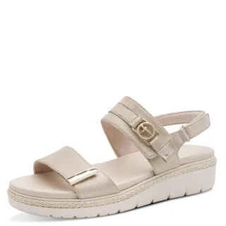 Tamaris - Da.-Sandalette champagne - Gr. - 40