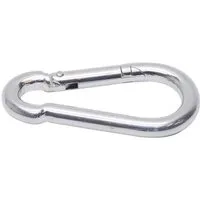 TRIZERATOP Karabiner Karabinerhaken 6x60 mm DIN 5299C