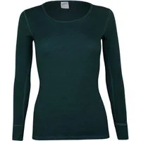 wobera NATUR Unterhemd Langarmshirt/Unterhemd langer Arm für Damen mit Schurwolle&Seide