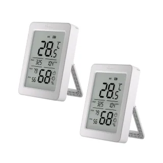 2Pcs SONOFF SNZB-02DR2 AirGuard TH 3.6'' LCD Zigbe Temperature Humidity Sensor App Monitoring Work with Apple Home Via M