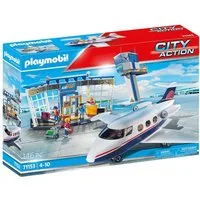 Playmobil® 71153 City Action Flughafen mit Flugzeug und Tower Konstruktions-Spielset