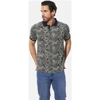 Babista Poloshirt DUITEZZI mit Blätter-Aufdruck