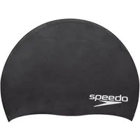 Speedo Badekappe JR ELAST SOLID SIL 001