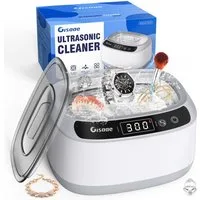 Rolipo Ultraschallreiniger 680ML Ultraschallreinigungsgerät 45KHz mit digitalem Timer, Brillenreinigungsgerät für Brillen, Schmuck,Zahnschiene,Münzen