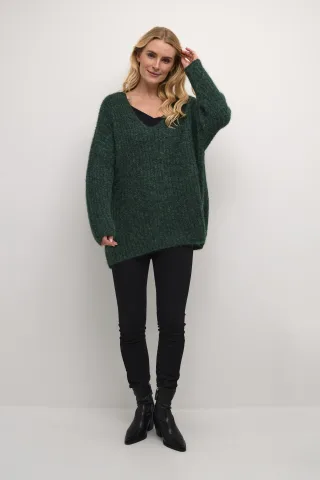 Strickpullover Oversize fit green