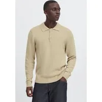Blend Strickpullover BHDeno Stilvoller Strickpullover mit Polo-Kragen