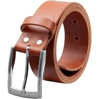 COLOGNEBELT Ledergürtel OM421-SL-Cognac MADE IN GERMANY, Cognac, Kürzbar, 100 % Echtleder, Unisex