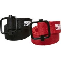 URBAN CLASSICS Hüftgürtel Urban Classics Unisex Industrial Canvas Belt Kids 2-Pack