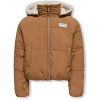 KIDS ONLY Wendejacke KOGMARIA REVERSIBLE PUFFER JACKET OTW als Plüschjacke oder Steppjacke tragbar