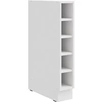 Küchen-Preisbombe Unterschrank Regal 15 cm Weiß Landhaus Küche Küchenzeile Küchenblock Einbauküche