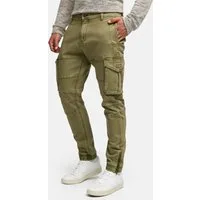 Indicode Cargohose Herren Alex Cargo Hose Herrenhose mit 6 praktischen Taschen