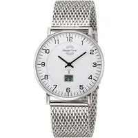 MASTER TIME Funkuhr MTGS-10558-12M, für Herren Advanced Slim