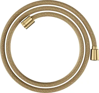 Hansgrohe Textilbrauseschlauch Axor 1600mm mit konischer/zylindrischer Mutter, brushed gold optic, 2 28259250