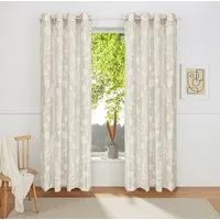 OTTO home Gardine Linnah (1 St), Ösen, halbtransparent, Polyester, halbtransparent, strukturiert, Wohnzimmer, Schlafzimmer, Esszimmer