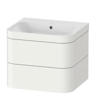 Duravit Happy D.2 Plus c-bonded Set wandhängend Weiß Seidenmatt 575x490x480 mm - HP4635N3636 HP4635N3636
