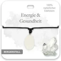 bb Klostermann Kette mit Anhänger BB Klostermann Edelstein Kette Bergkristall Energie und Gesundheit