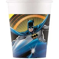 Procos Einwegbecher Pappbecher Batman 200ml/8Stk. FSC, Papier, Pappe