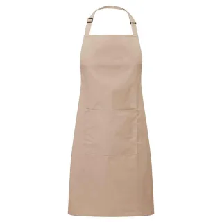 Premier - "Colours Collection" Latzschürze für Herren/Damen Unisex, Tasche (Latte)