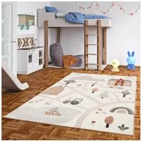 Pergamon Kinderteppich Kinder Teppich Softstar Kids Little City, Rechteckig, Höhe: 11 mm