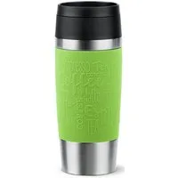 Emsa Thermobecher Travel Mug Classic, mit 360°-Trinköffnung, auslaufsicher, rutschfest, Edelstahl, Kunststoff, Silikon, 4h heiß, 8h kalt - 360 ml / 6h heiß, 12h kalt - 500 ml, 100% dicht