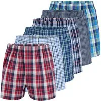 City Life Boxershorts Herren Unterhosen Baumwolle Webboxer (6er Pack) Sparpack S - 4XL (1-St)