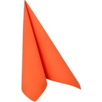 PAPSTAR Papierserviette Servietten ROYAL Collection 1/4-Falz 40 cm x 40 cm nektarine 50 Stk