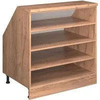 Vicco Kommode Rion, Goldkraft Eiche, 80 x 81.8 cm mit 4 Fächern, Schrankkorpus 6... (1 St)