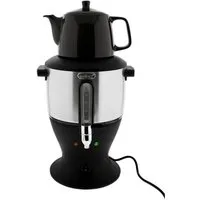 Mulex Teekocher 1800 W - 4 L Wasserbehälter & 1,5 L Porzellan-Teekanne, 1800 W
