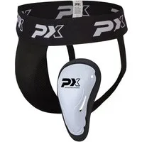 BAY-Sports Tiefschutz Shock-Tech Herren Jungen Suspensorium Pantal Shock Tiefschutz, Rand