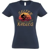 Youth Designz Print-Shirt "Selten Radlos" Damen T-Shirt mit Lustigen Geschenk mit lustigem Spruch für Damen