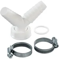 Hama Y-Stück Y-Verbinder, Schlauchverbinder für Abläufe, (4-tlg)