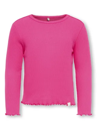 KIDS ONLY - KMGTRINNY SLD LS ONECK TOP JRS NOOS Magenta - Gr. - 116