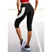 LASCANA ACTIVE Caprihose mit seitlichem Kontrasteinsatz