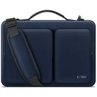 TECH PROTECT Laptoptasche Defender Bag 15-16 Zoll, Gepolsterte Laptoptasche mit mehreren Fächern