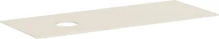 Hansgrohe Xevolos E Konsole 1370/550 mit Ausschnitt links für Aufsatzwaschtisch ohne Hahnloch, Sandb 54333780
