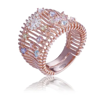 Orphelia Damen-Ring Sterling-Silber 925, Rosé, ZR-7446