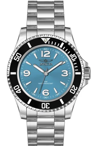 Invicta Specialty 69726 Herren Uhr - Quartz Bewegung - Edelstahl mit Blauem Zifferblatt - 40 mm