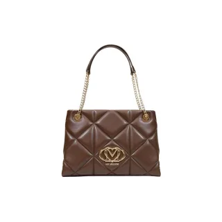 Love Moschino Braune Polyethylen-Handtasche