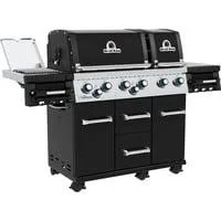 Gasgrill Imperial 690 IR schwarz/edelstahl, mit Infrarot-Seitenbrenner und Heckbrenner