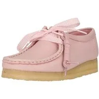 Clarks Wallebee Schnürschuh mit glatter Kreppsohle