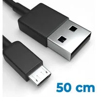 Justcom Samsung Galaxy A7 2018 Duos USB-Kabel, Micro-USB, USB-A (50 cm), Schnellladekabel, Datenkabel, Handy, Tablet