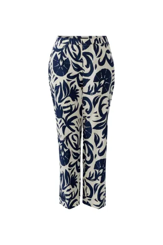Oui - Hose white blue - Gr. - 38
