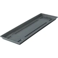 Geli Blumentopfuntersetzer Geli Blumenkasten Untersetzer 60cm Anthrazit – Robuster Kunststoff