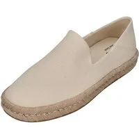 TOMS SANTIAGO Espadrille Natural Undyed Recycled Cotton Canvas